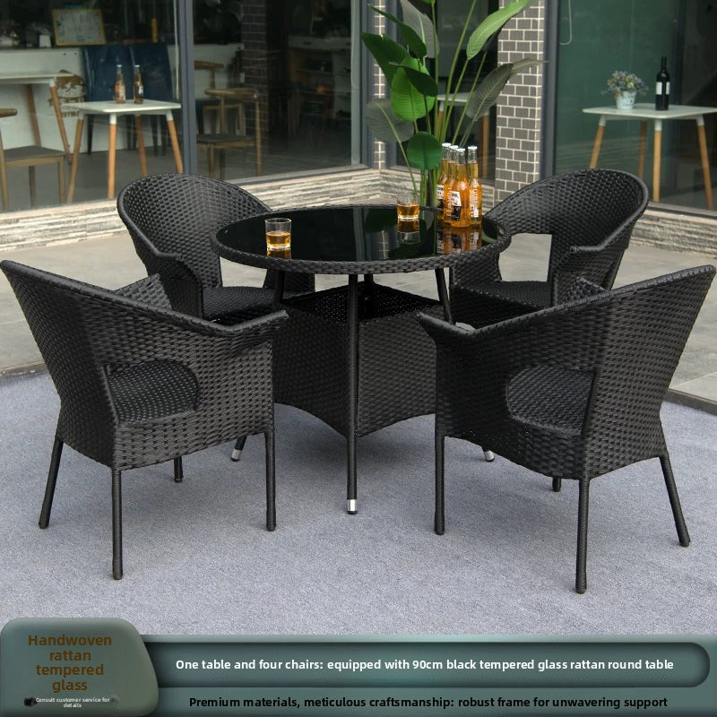 Outdoor PE Rattan Dining Set TC095