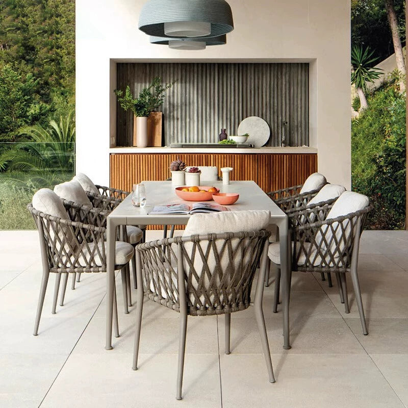Nordic Outdoor Rope Weave Dining Set TC098