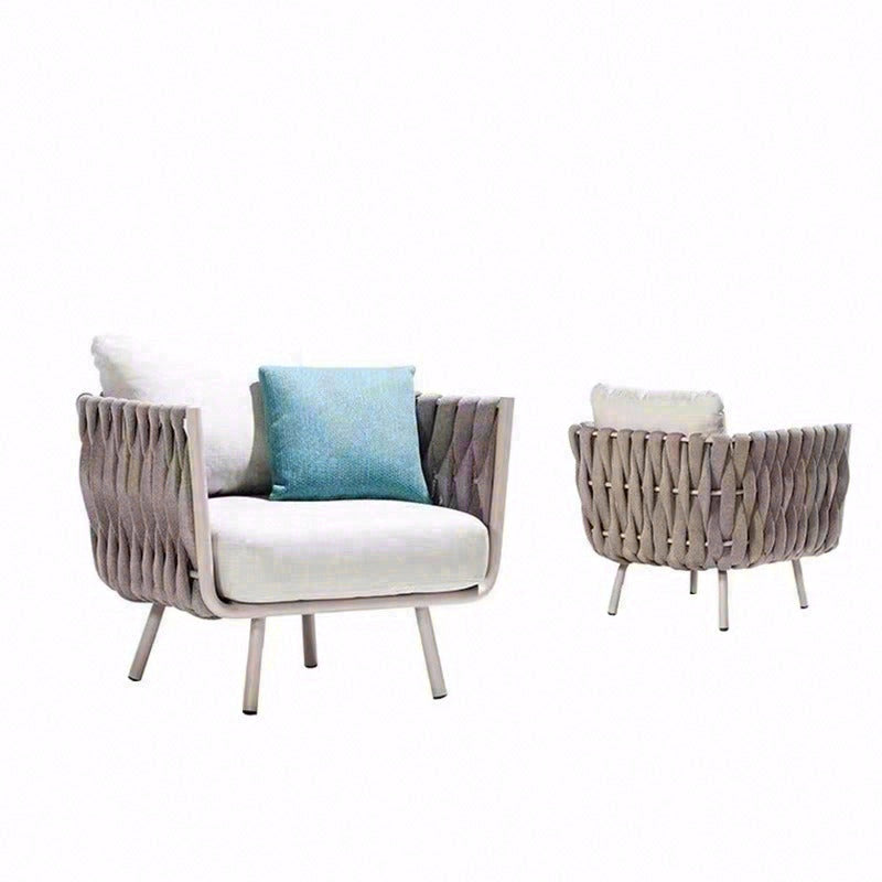 PE藤帶沙發+餐椅+躺床 戶外套裝（可單件購買）SOFA139 材質紋理