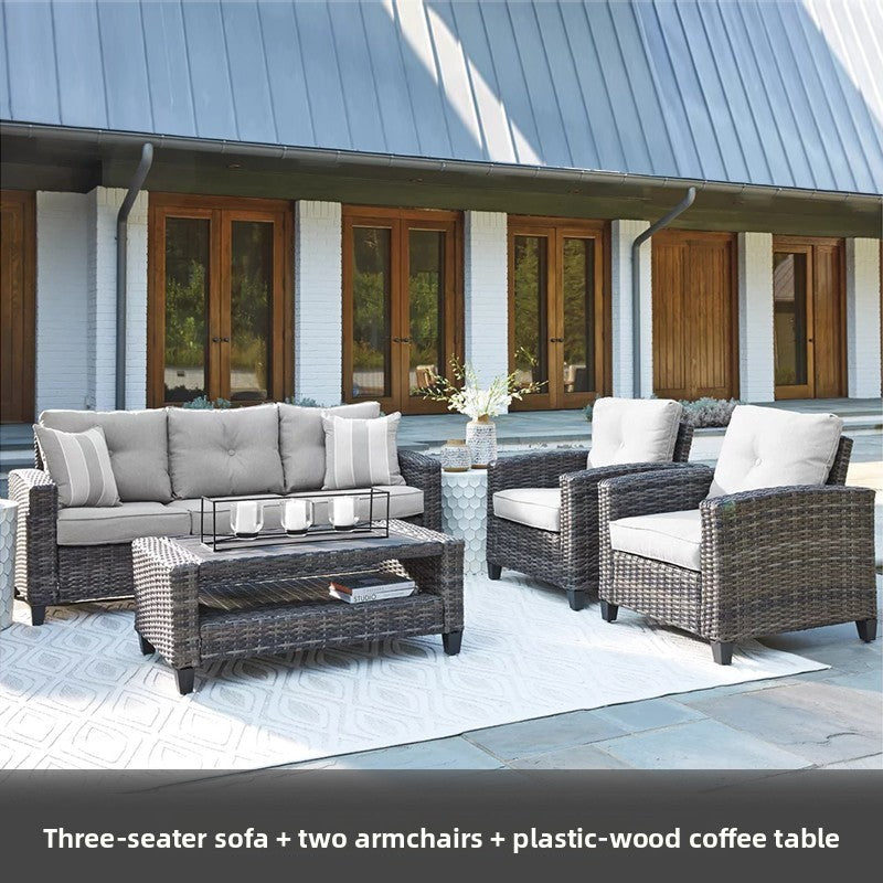 戶外PE藤編北歐花園沙發組合 SOFA132 配件細節 2