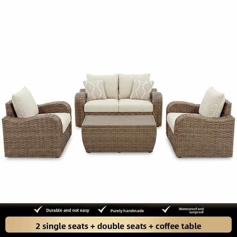 戶外PE藤編沙發組合套裝 SOFA128 材質紋理 3