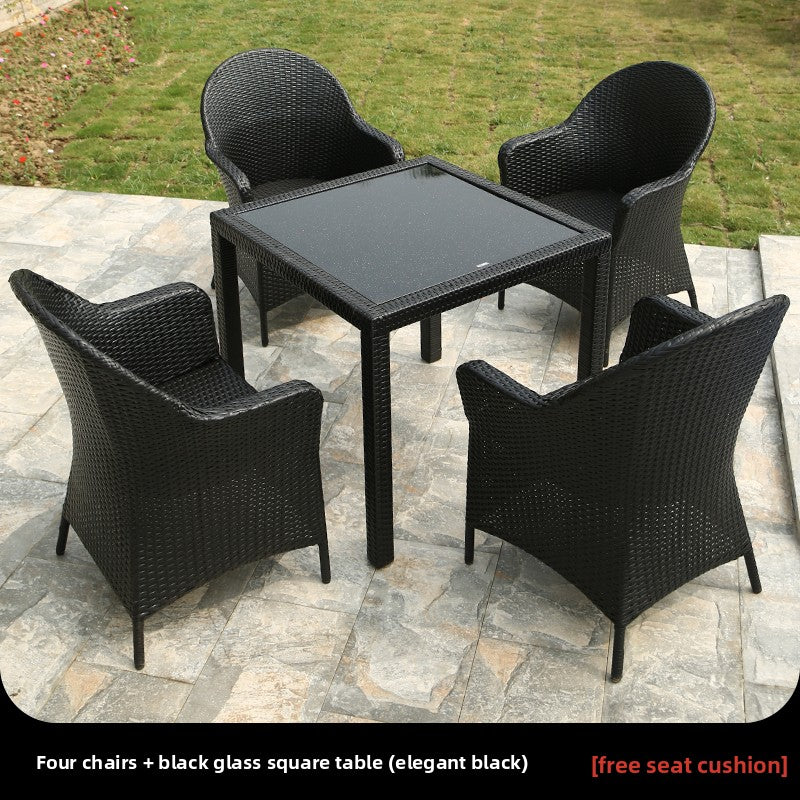 Outdoor PE Rattan Dining Set TC100