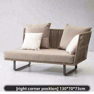 戶外PE藤編鋁架沙發組合套裝 SOFA133 配件細節