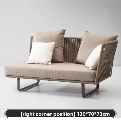 戶外PE藤編鋁架沙發組合套裝 SOFA133 配件細節