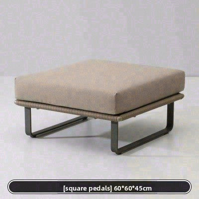 戶外PE藤編鋁架沙發組合套裝 SOFA133 正面全景 2