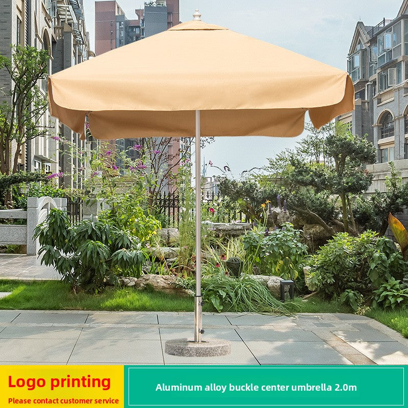 Outdoor Aluminium Centre Pole Umbrella 19 Options | Table & Chair Set Available SUN045