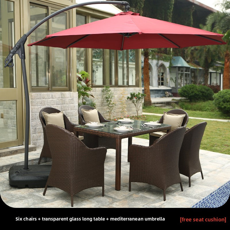 Outdoor PE Rattan Dining Set TC100