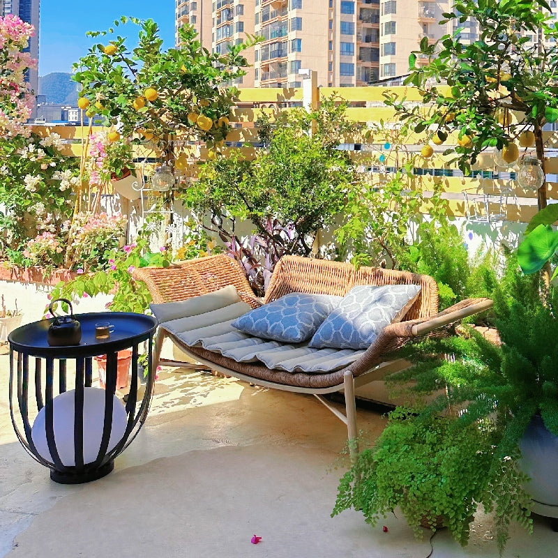 Outdoor Rope-Woven Chaise Lounge & Sofa Chair Series LCH001 | Patio Combos