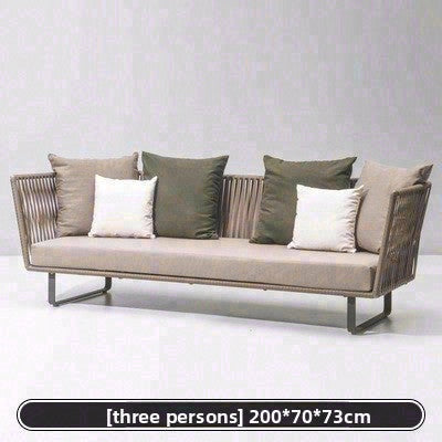 戶外PE藤編鋁架沙發組合套裝 SOFA133 顏色款式