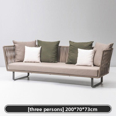 戶外PE藤編鋁架沙發組合套裝 SOFA133 顏色款式