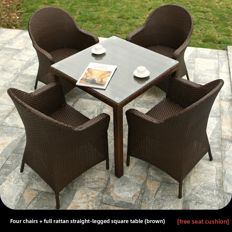 Outdoor PE Rattan Dining Set TC100