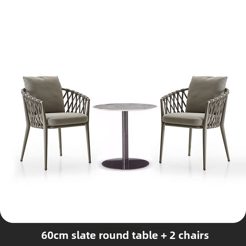 Nordic Outdoor Rope Weave Dining Set TC098