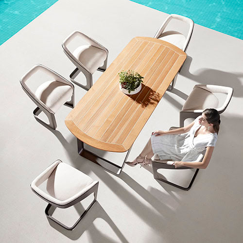 ONDA Series Outdoor Dining Table and Chairs set