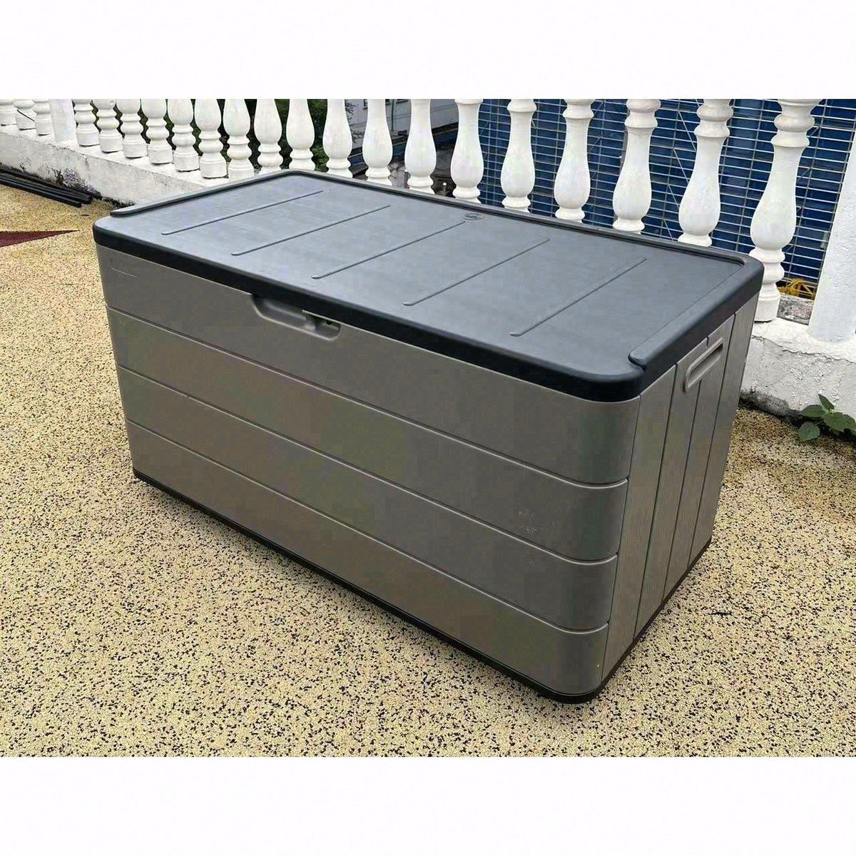 HDPE 長方形戶外防水儲物櫃 CH0006 正面全景