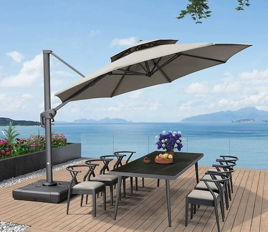專業款 Sunbrella 3.5米圓形太陽傘（11cm傘桿）兩色可選 SUN048
