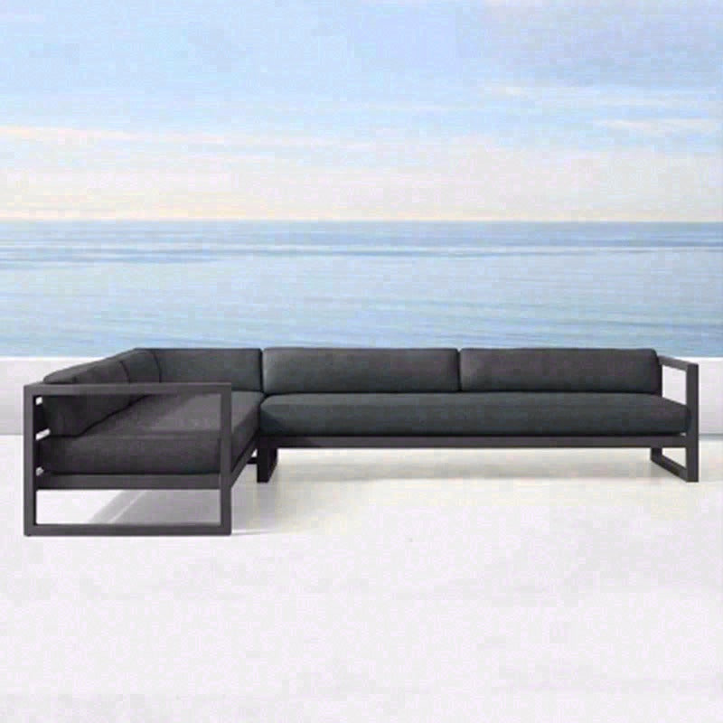 戶外鋁合金北歐風沙發組合套裝 SOFA134 側面角度 2