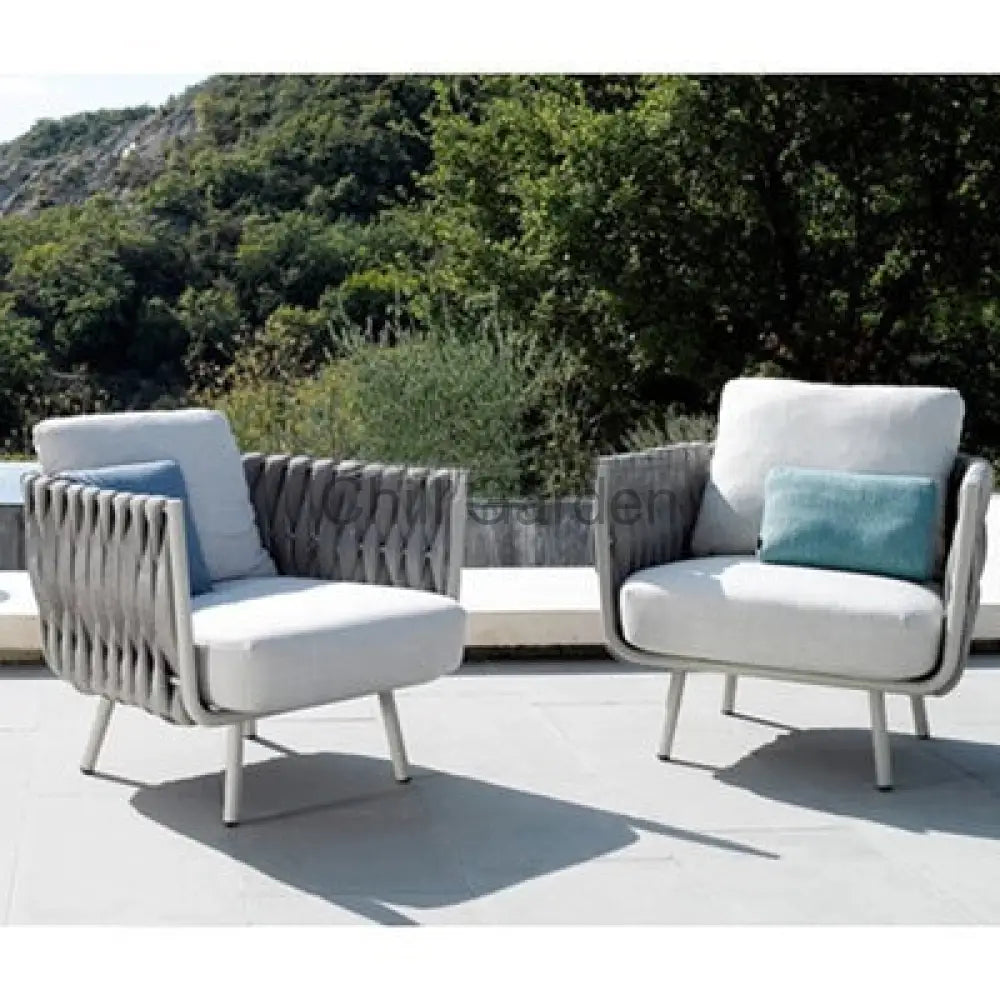 Outdoor Woven Strap Single Sofa SOFA004