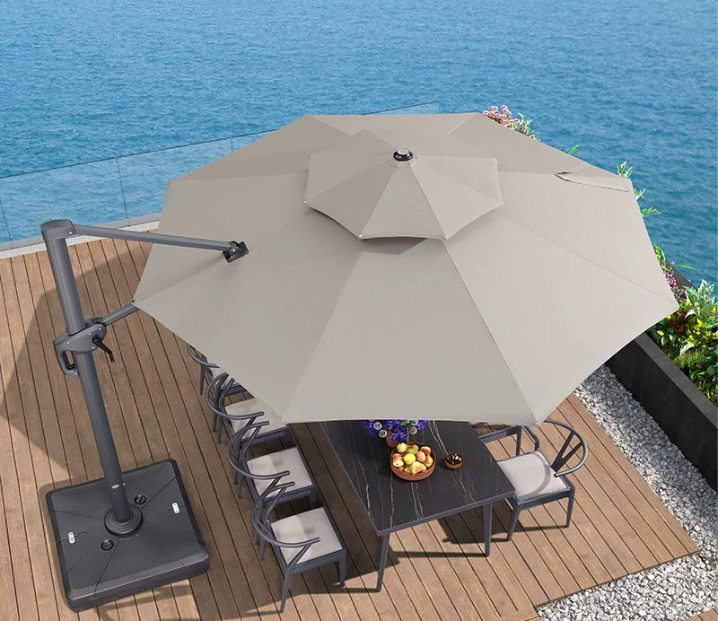 專業款 Sunbrella 4米圓形太陽傘（11cm傘桿）兩色可選 SUN051