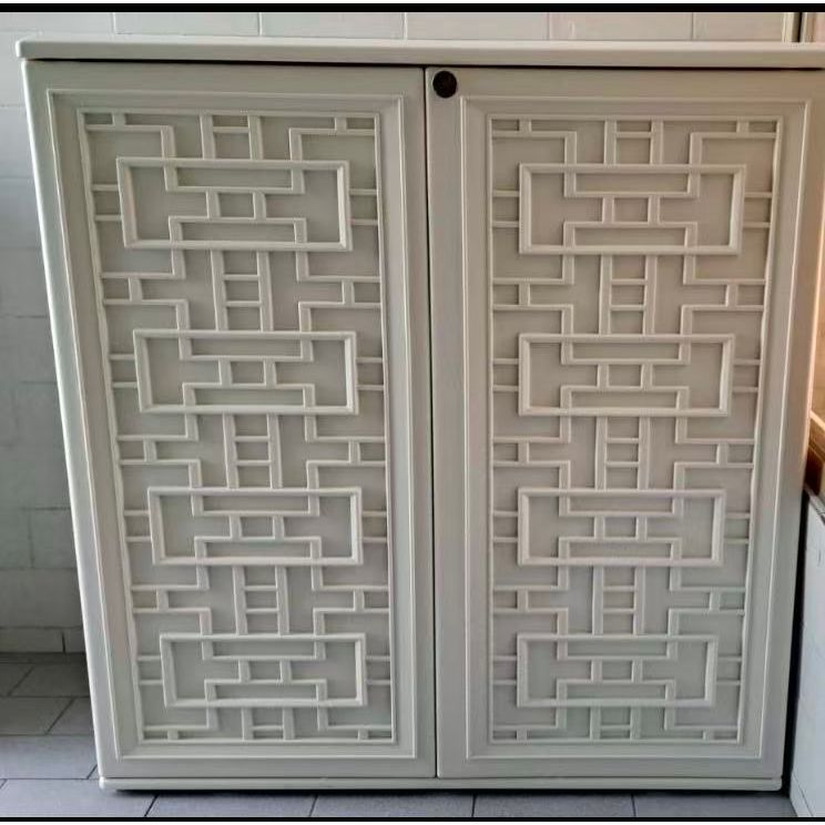 HDPE 方格紋 小型 儲物櫃 CH0004 客戶實拍