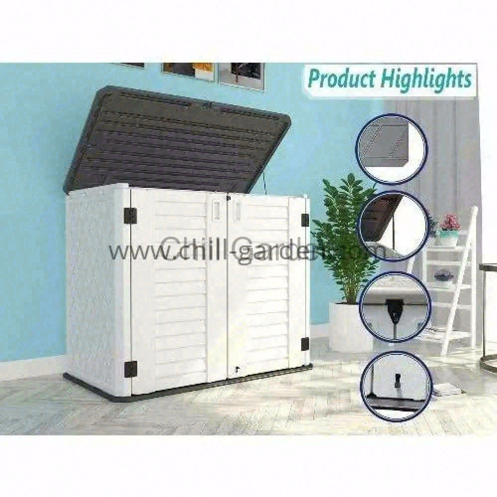 CH0001戶外儲物櫃採用HDPE材質防褪色防龜裂