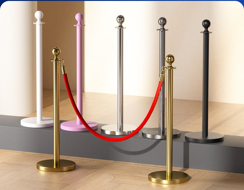 Rope Stanchion — Ball / Crown / Flat Top Welcome Post 90-96cm, 4 Colours (post & rope sold separately) QS026