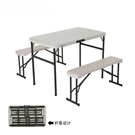 美國 Lifetime hdpe 106cm 桌椅套裝 Lifetime-Tableset-01