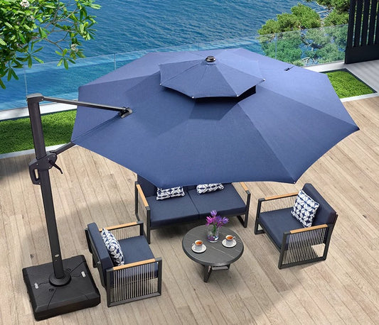 專業款 Sunbrella 4米圓形太陽傘（11cm傘桿）兩色可選 SUN051