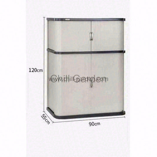 HDPE LM01 趟門戶外防水儲物櫃 CH-CA006