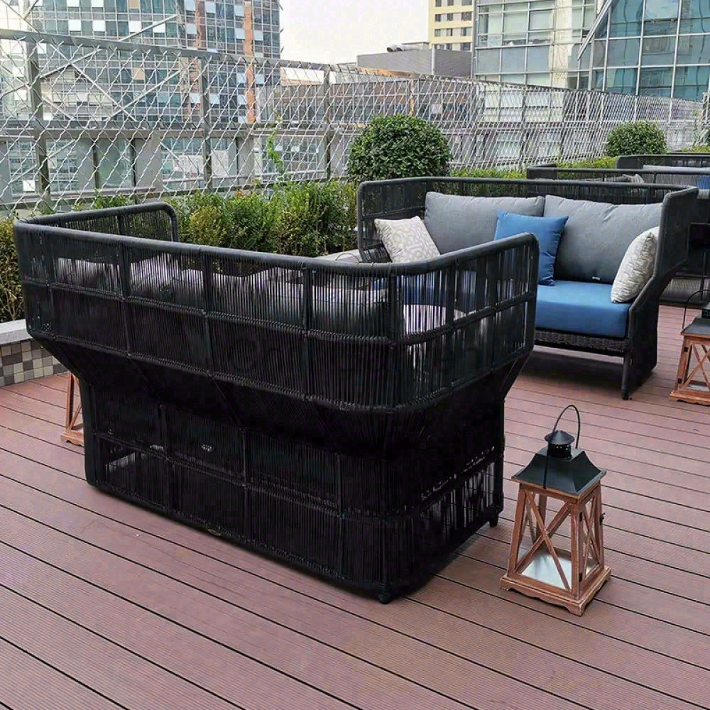 花園露台放置SOFA047沙發套裝打造舒適戶外休閒空間