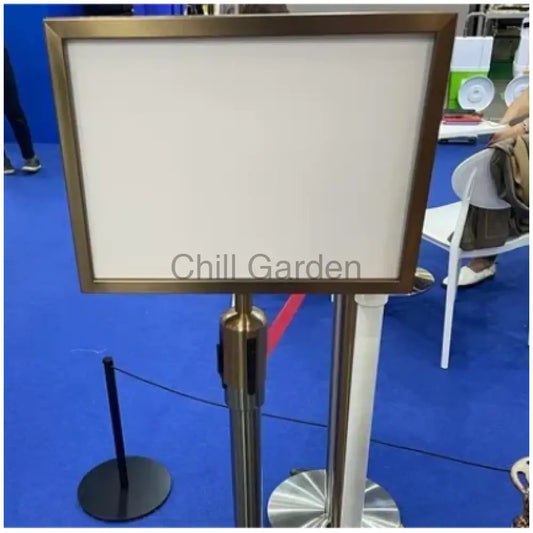 圍欄柱指示牌 排隊柱指示牌 欄杆座指示牌 拉帶柱指示牌 Qs023